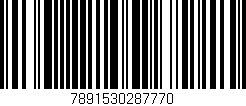 Código de barras (EAN, GTIN, SKU, ISBN): '7891530287770'