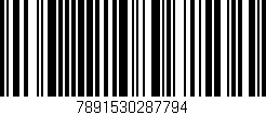 Código de barras (EAN, GTIN, SKU, ISBN): '7891530287794'