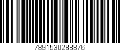 Código de barras (EAN, GTIN, SKU, ISBN): '7891530288876'
