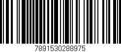 Código de barras (EAN, GTIN, SKU, ISBN): '7891530288975'