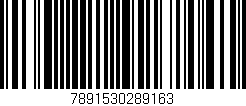 Código de barras (EAN, GTIN, SKU, ISBN): '7891530289163'