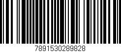 Código de barras (EAN, GTIN, SKU, ISBN): '7891530289828'