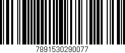 Código de barras (EAN, GTIN, SKU, ISBN): '7891530290077'