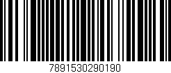 Código de barras (EAN, GTIN, SKU, ISBN): '7891530290190'