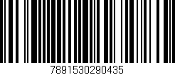 Código de barras (EAN, GTIN, SKU, ISBN): '7891530290435'