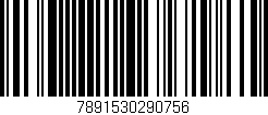 Código de barras (EAN, GTIN, SKU, ISBN): '7891530290756'