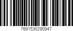 Código de barras (EAN, GTIN, SKU, ISBN): '7891530290947'