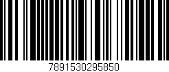 Código de barras (EAN, GTIN, SKU, ISBN): '7891530295850'