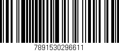 Código de barras (EAN, GTIN, SKU, ISBN): '7891530296611'