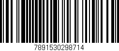 Código de barras (EAN, GTIN, SKU, ISBN): '7891530298714'