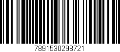Código de barras (EAN, GTIN, SKU, ISBN): '7891530298721'