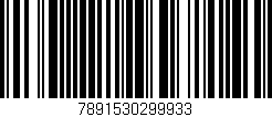 Código de barras (EAN, GTIN, SKU, ISBN): '7891530299933'