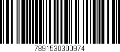 Código de barras (EAN, GTIN, SKU, ISBN): '7891530300974'