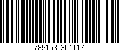 Código de barras (EAN, GTIN, SKU, ISBN): '7891530301117'