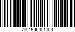 Código de barras (EAN, GTIN, SKU, ISBN): '7891530301308'