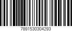 Código de barras (EAN, GTIN, SKU, ISBN): '7891530304293'