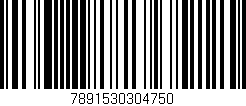 Código de barras (EAN, GTIN, SKU, ISBN): '7891530304750'