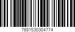 Código de barras (EAN, GTIN, SKU, ISBN): '7891530304774'