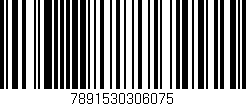 Código de barras (EAN, GTIN, SKU, ISBN): '7891530306075'