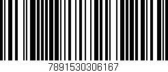 Código de barras (EAN, GTIN, SKU, ISBN): '7891530306167'