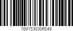 Código de barras (EAN, GTIN, SKU, ISBN): '7891530306549'