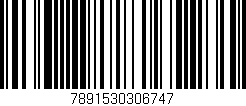 Código de barras (EAN, GTIN, SKU, ISBN): '7891530306747'