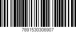 Código de barras (EAN, GTIN, SKU, ISBN): '7891530306907'