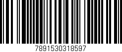 Código de barras (EAN, GTIN, SKU, ISBN): '7891530318597'