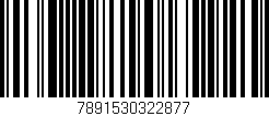 Código de barras (EAN, GTIN, SKU, ISBN): '7891530322877'