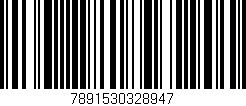 Código de barras (EAN, GTIN, SKU, ISBN): '7891530328947'