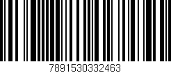 Código de barras (EAN, GTIN, SKU, ISBN): '7891530332463'