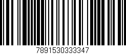 Código de barras (EAN, GTIN, SKU, ISBN): '7891530333347'