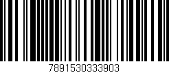 Código de barras (EAN, GTIN, SKU, ISBN): '7891530333903'