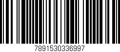 Código de barras (EAN, GTIN, SKU, ISBN): '7891530336997'