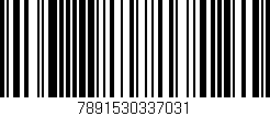 Código de barras (EAN, GTIN, SKU, ISBN): '7891530337031'