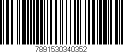 Código de barras (EAN, GTIN, SKU, ISBN): '7891530340352'