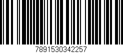 Código de barras (EAN, GTIN, SKU, ISBN): '7891530342257'