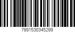 Código de barras (EAN, GTIN, SKU, ISBN): '7891530345289'