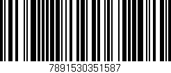 Código de barras (EAN, GTIN, SKU, ISBN): '7891530351587'