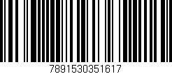 Código de barras (EAN, GTIN, SKU, ISBN): '7891530351617'