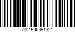 Código de barras (EAN, GTIN, SKU, ISBN): '7891530351631'