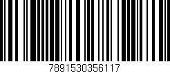 Código de barras (EAN, GTIN, SKU, ISBN): '7891530356117'