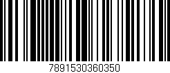 Código de barras (EAN, GTIN, SKU, ISBN): '7891530360350'