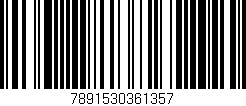 Código de barras (EAN, GTIN, SKU, ISBN): '7891530361357'