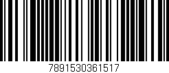 Código de barras (EAN, GTIN, SKU, ISBN): '7891530361517'