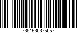 Código de barras (EAN, GTIN, SKU, ISBN): '7891530375057'