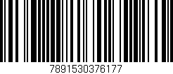 Código de barras (EAN, GTIN, SKU, ISBN): '7891530376177'