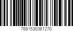 Código de barras (EAN, GTIN, SKU, ISBN): '7891530381270'