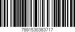 Código de barras (EAN, GTIN, SKU, ISBN): '7891530383717'
