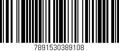 Código de barras (EAN, GTIN, SKU, ISBN): '7891530389108'